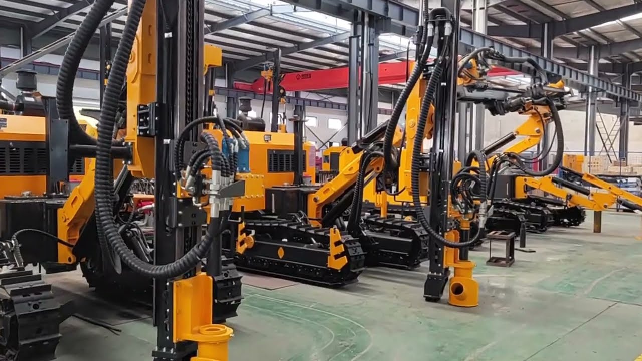 down the hole drilling machine | Crawler type DTH drilling machine