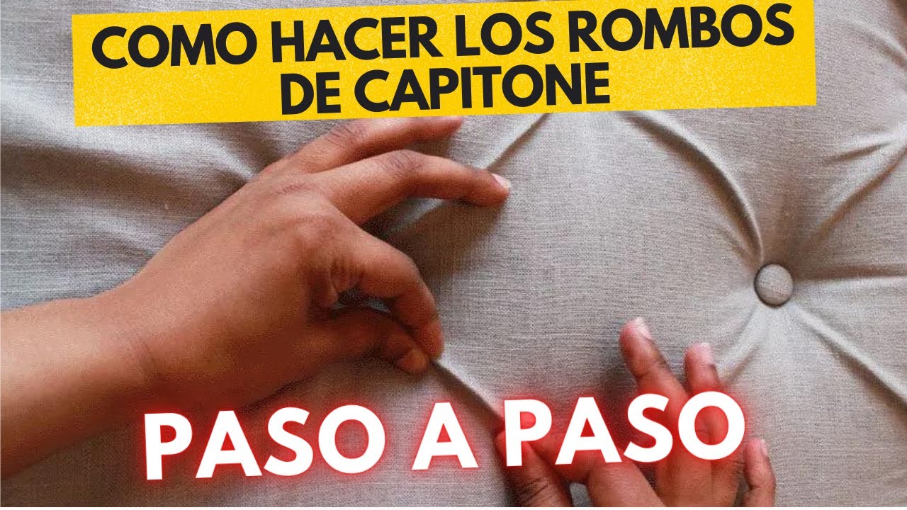 APRENDE A HACER LOS ROMBOS DE CAPITONE