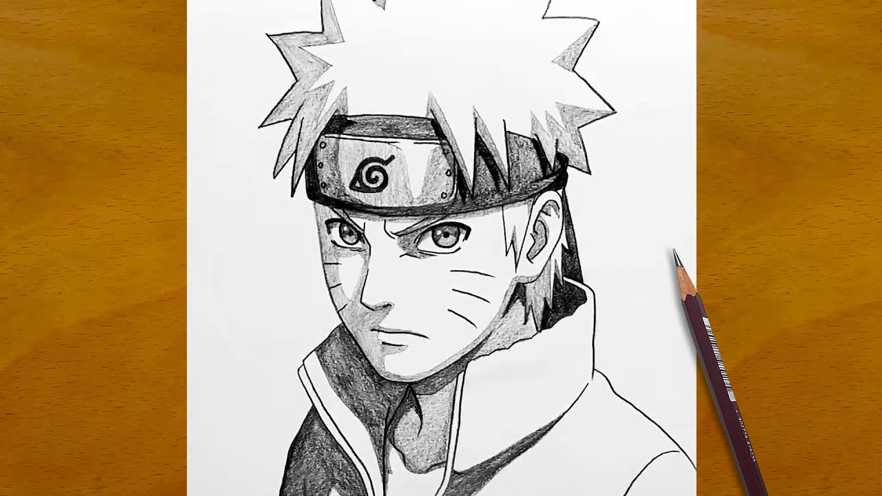 Drawing Naruto Uzumaki | Pencil Sketch for Beginners ✍️