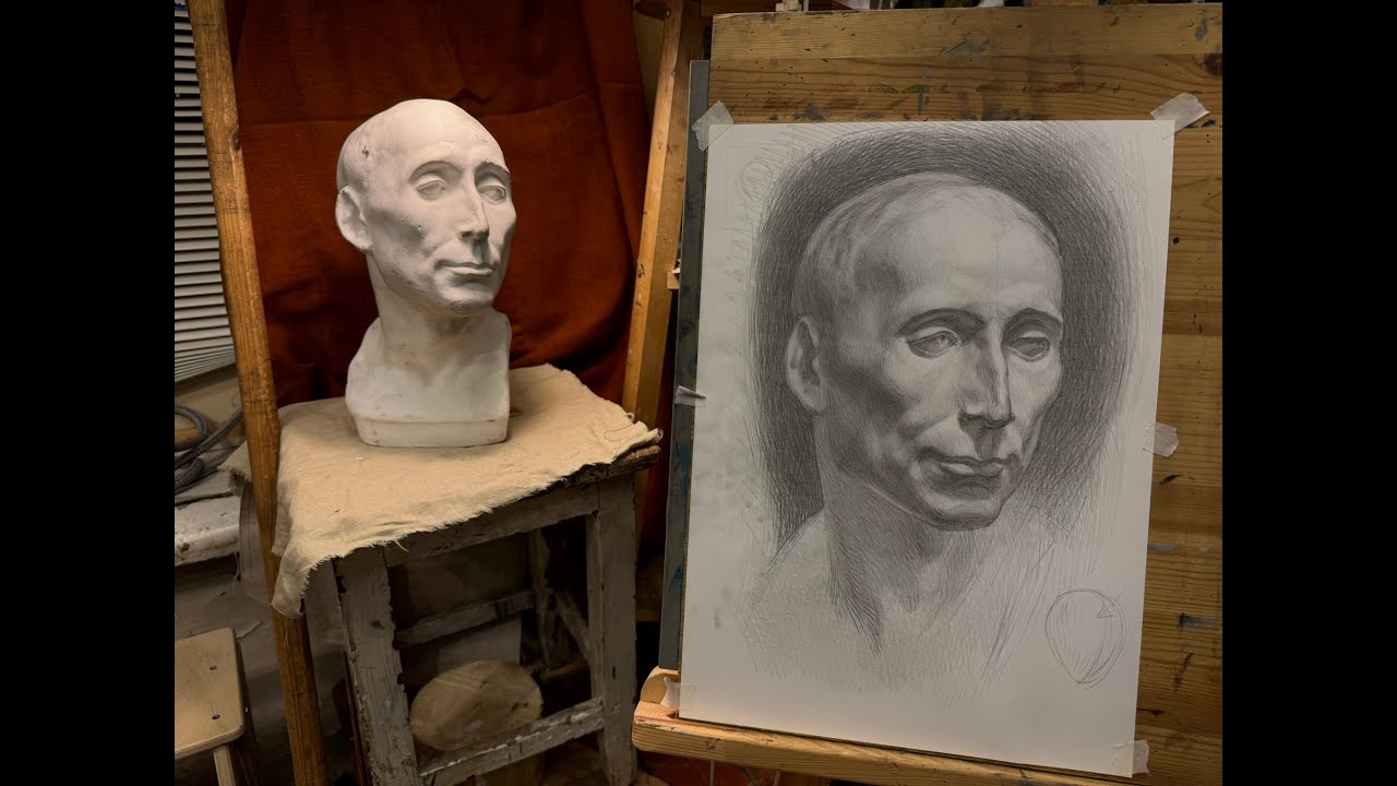 Рисунок головы Никколо Да Уццано