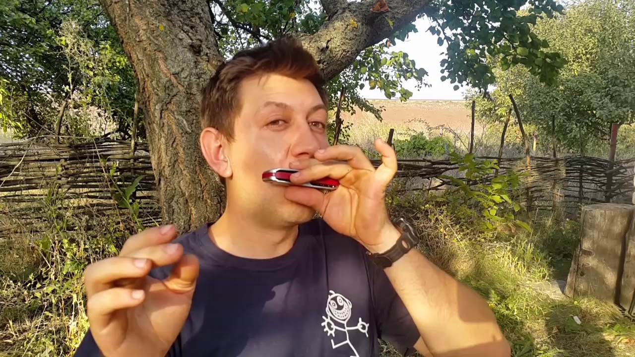 Бенд на четвёртом отверстии. Урок № 28.How to play the blues on the harmonica.