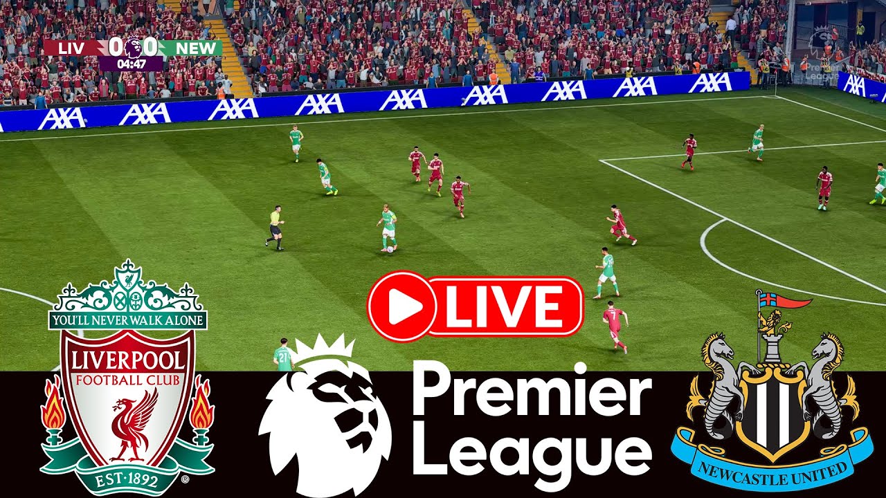 LIVE: Liverpool vs Newcastle United | Premier League 2026 | Realistic Gameplay