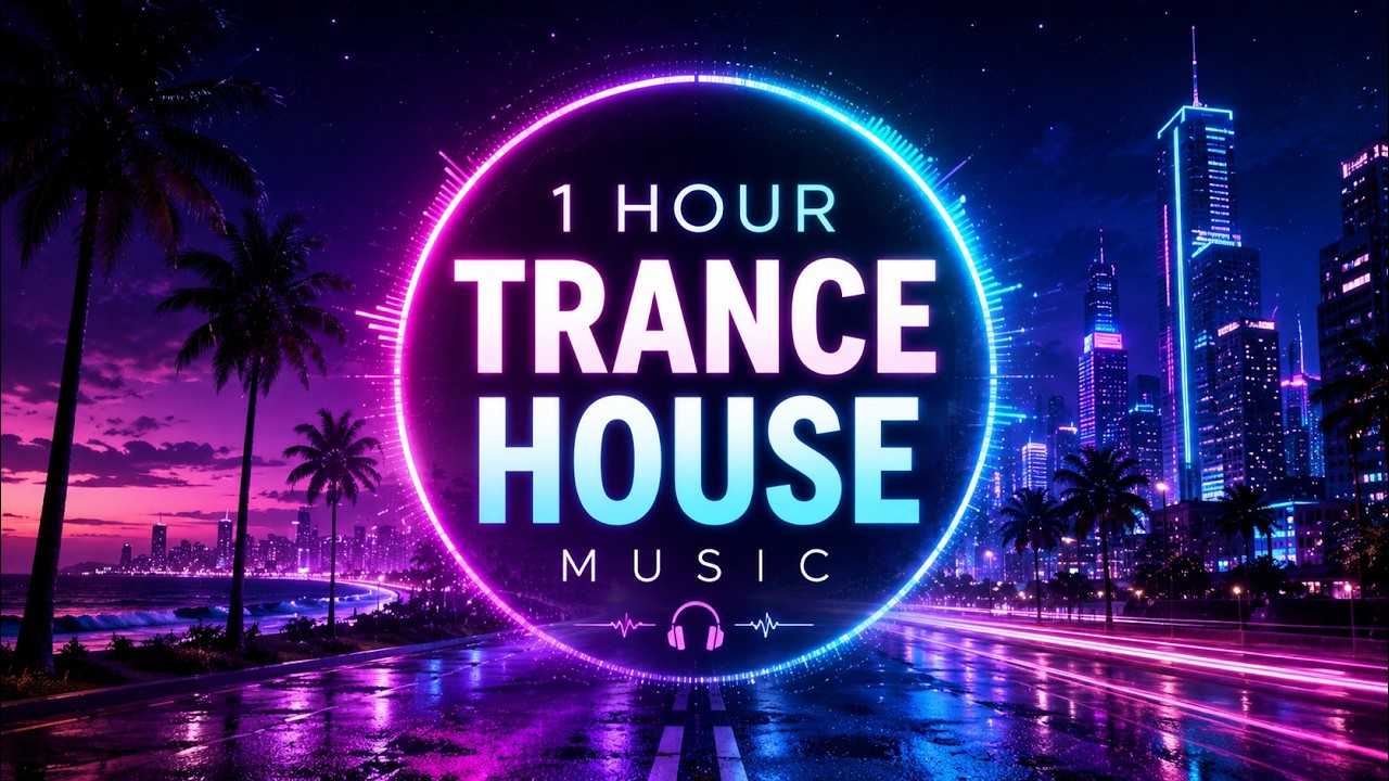 1 Hour Trance House Music | Night Drive Electronic Mix