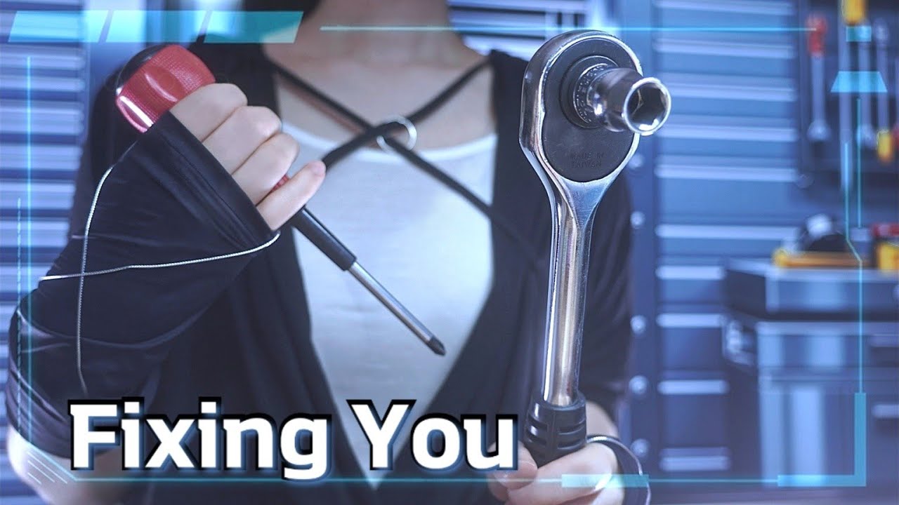 ASMR 로봇 수리 Fixing You, Robot Repair, Cyborg Mechanic/한국어Roleplay,  Personal Attention