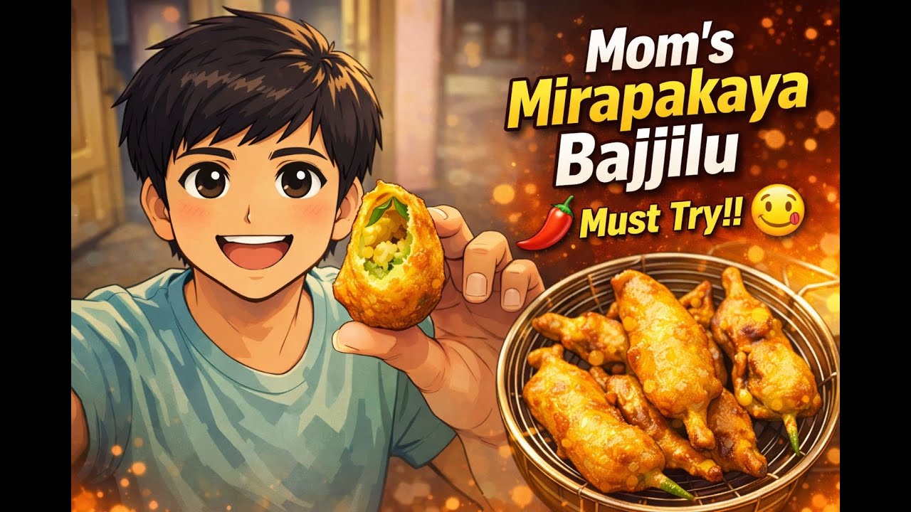 Nothing Beats Mom’s Mirapakaya Bajjilu ❤️