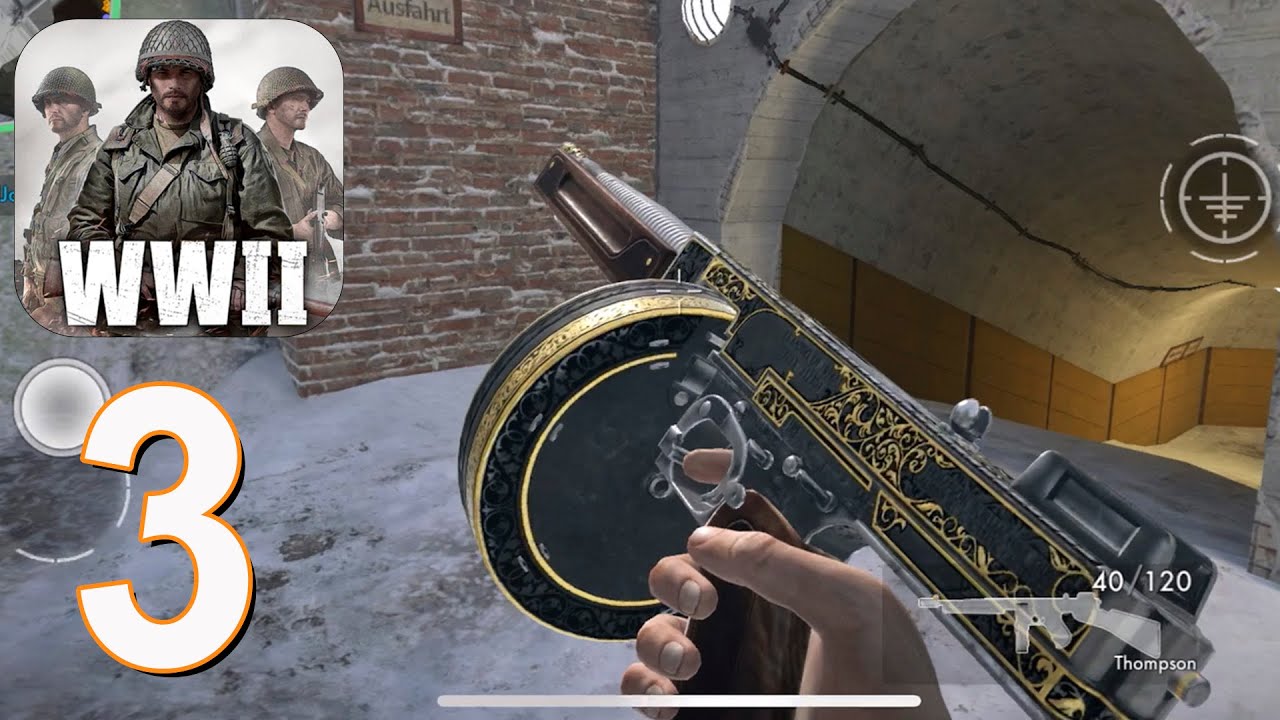 World War Heroes: WW2 FPS - Walkthrough Gameplay part 3 - Thompson(iOS, Android)