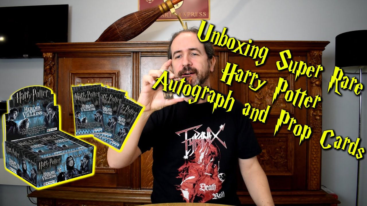 Unboxing Super Rare Harry Potter Autograph and Prop Cards