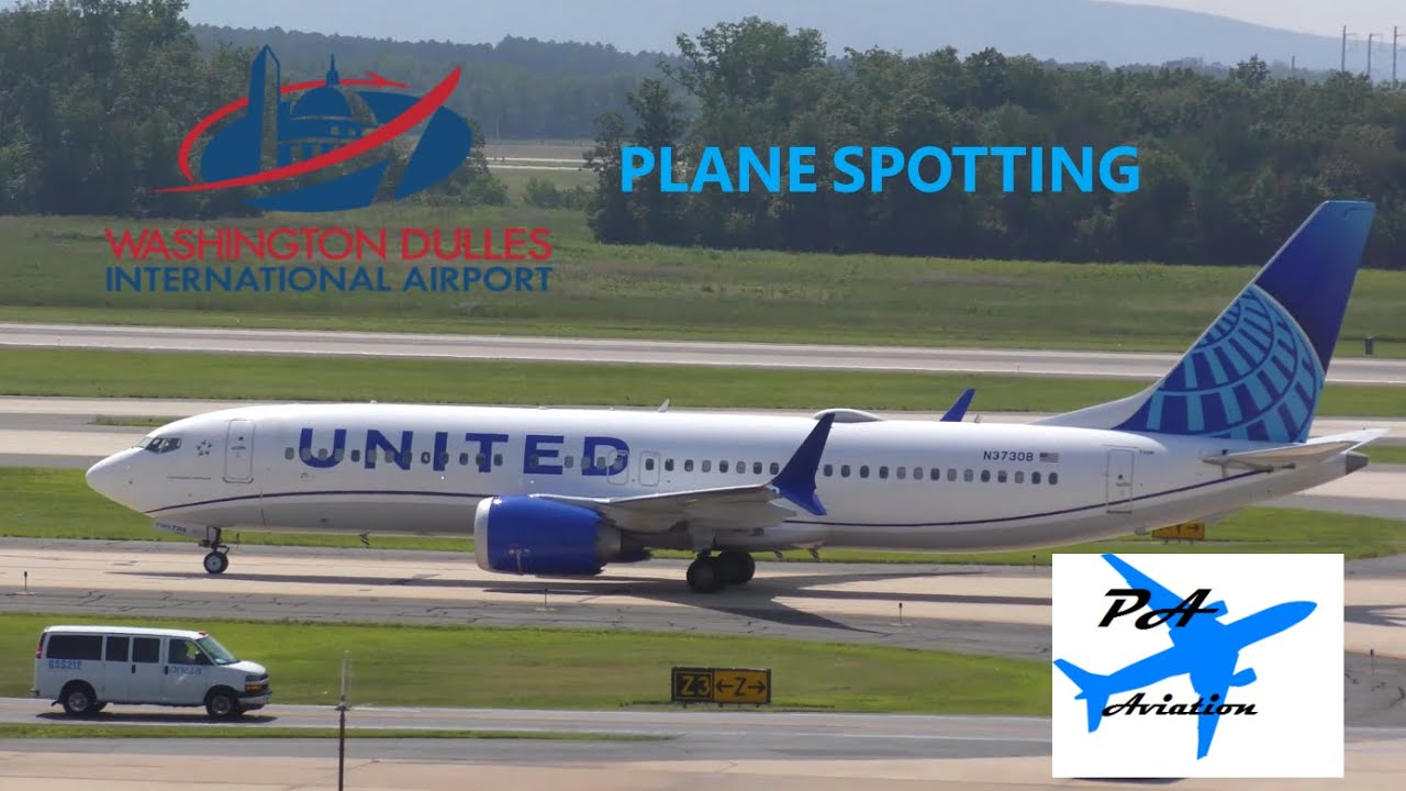 DULLES INTL AIRPORT PLANE SPOTTING IAD