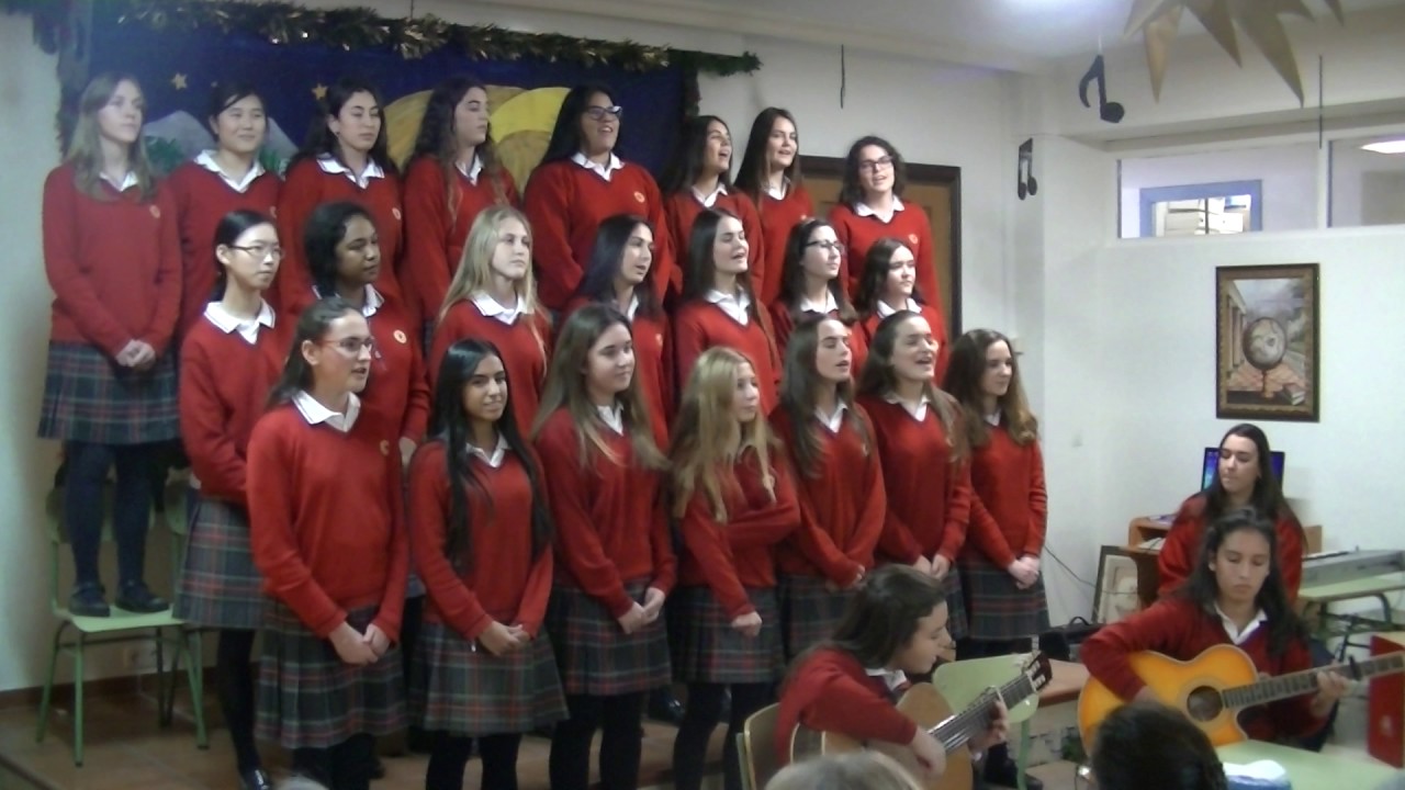 Villancico 1ºBachillerato (2) Colegio Las Chapas Grupo Attendis 2016