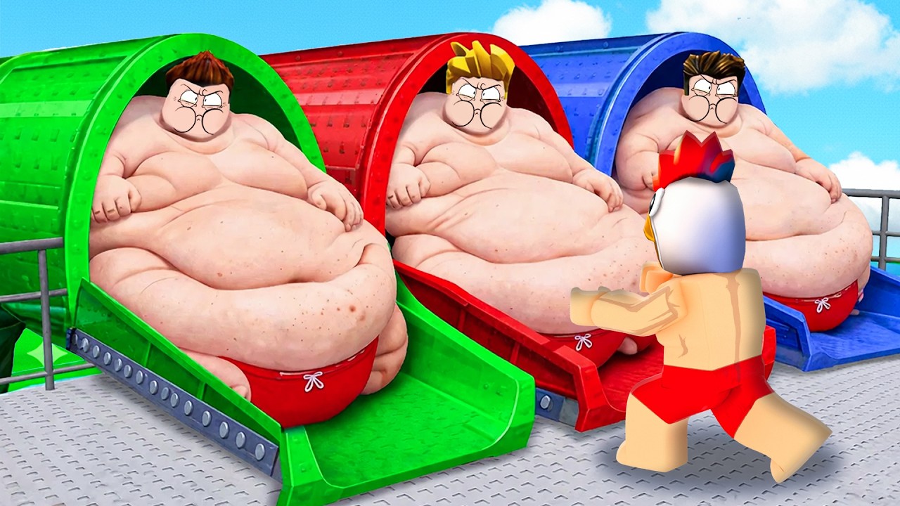 IL MIO NUOVO SCIVOLO NEL PARCO ACQUATICO DA 1.000.000&euro; SU ROBLOX!!