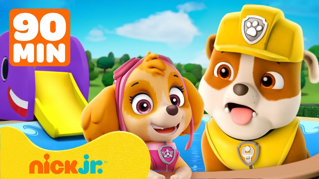 La Squadra dei Cuccioli | I salvataggi alla festa in piscina della PAW Patrol & Rubble! Con Zuma