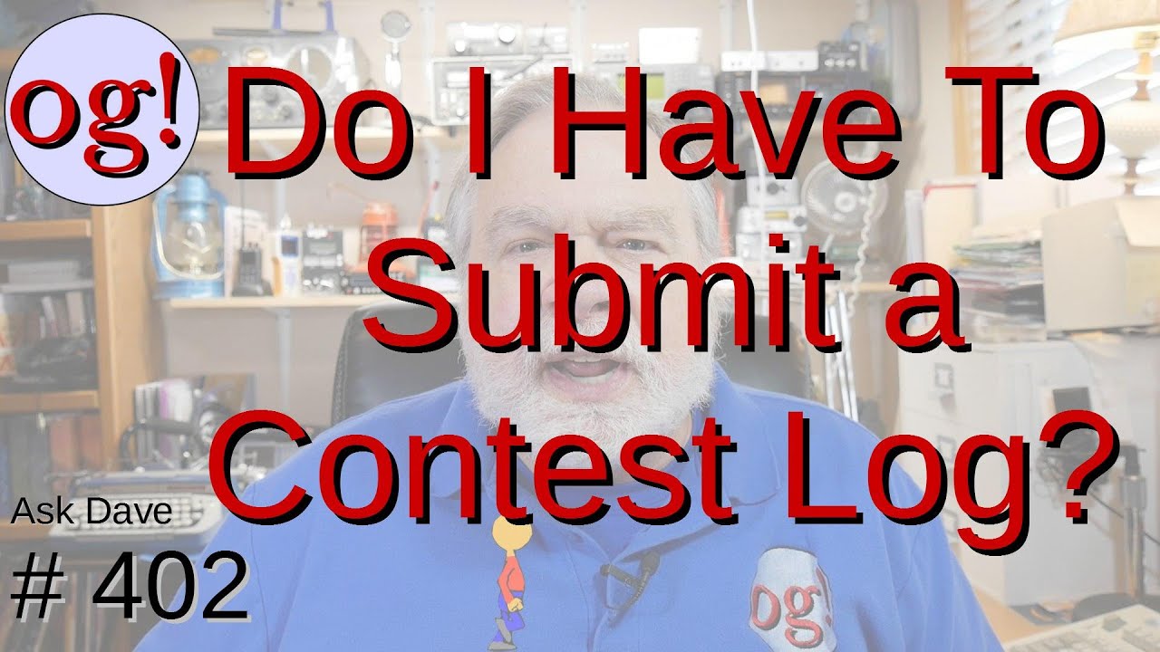 Must I submit a contest log if I make contacts? (#402)