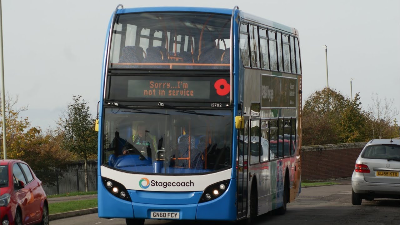 Stagecoach South East GN60 FCY 15702 Scania N230UD Enviro400