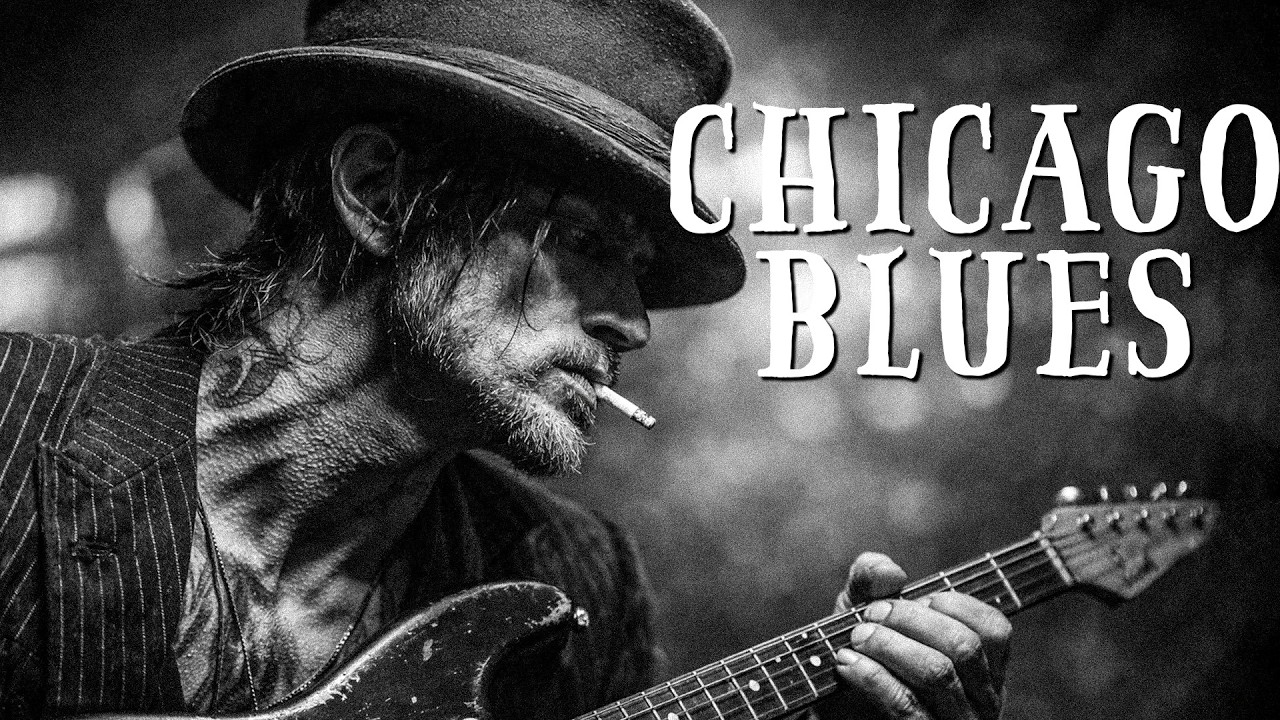 Midnight Chicago Blues – Relaxing Slow Guitar for Whiskey Nights - Blue Night Blues