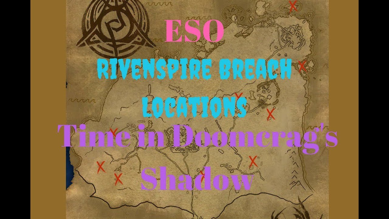 ESO TIME IN DOOMCRAG'S SHADOW - RIVENSPIRE TIME BREACHES LOCATIONS