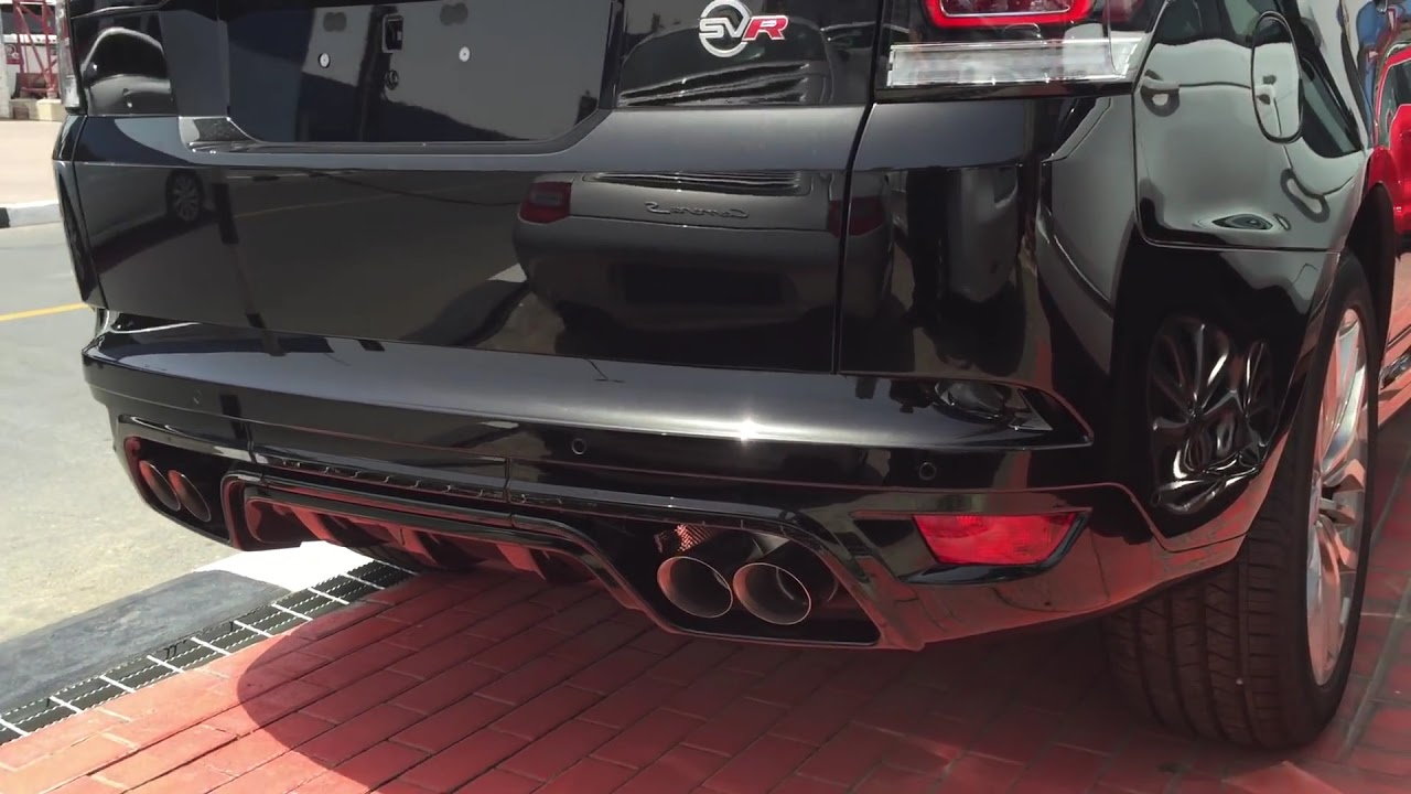 2015 Range Rover SVR exhaust sound