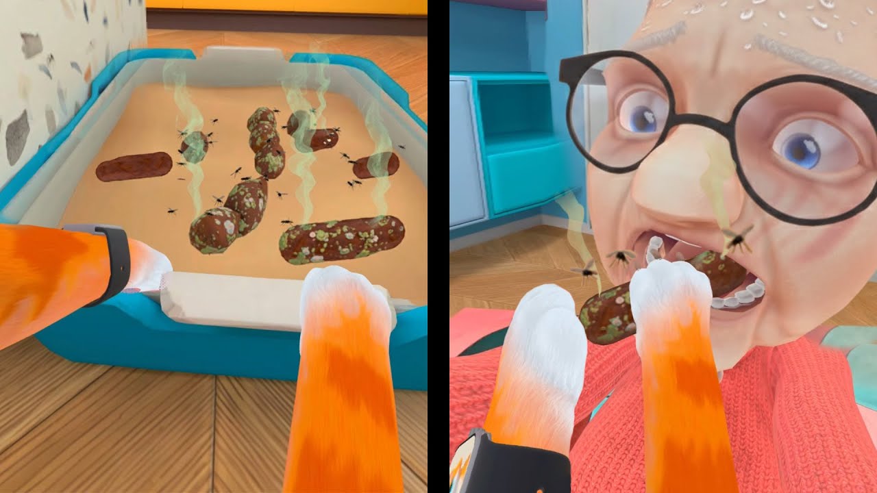 Alimentando a la Abuela Con Comida Saludable (VR) (Realidad Virtual)