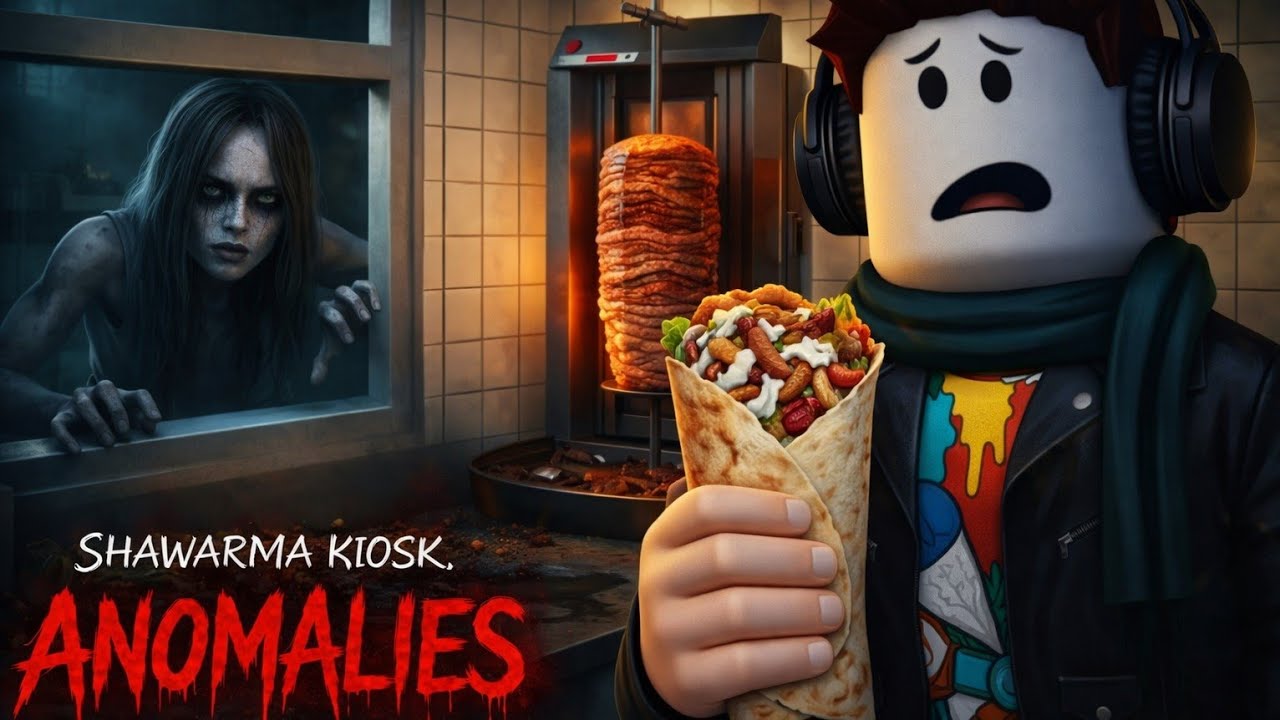 SHAWARMA kiosk ANOMALIES gameplay RoBlox | Never Open a Shawarma Shop in middle of nowhere