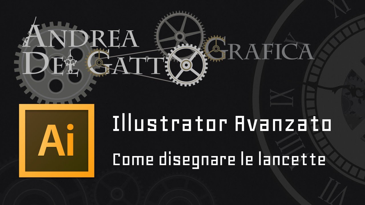 Come disegnare le lancette - Tutorial avanzato su Adobe Illustrator