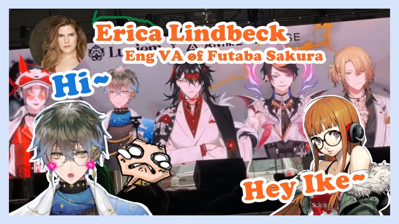 Ike was Surprised by P5R Futaba Sakura's Eng VA in Anime Impulse [Nijisanji EN]