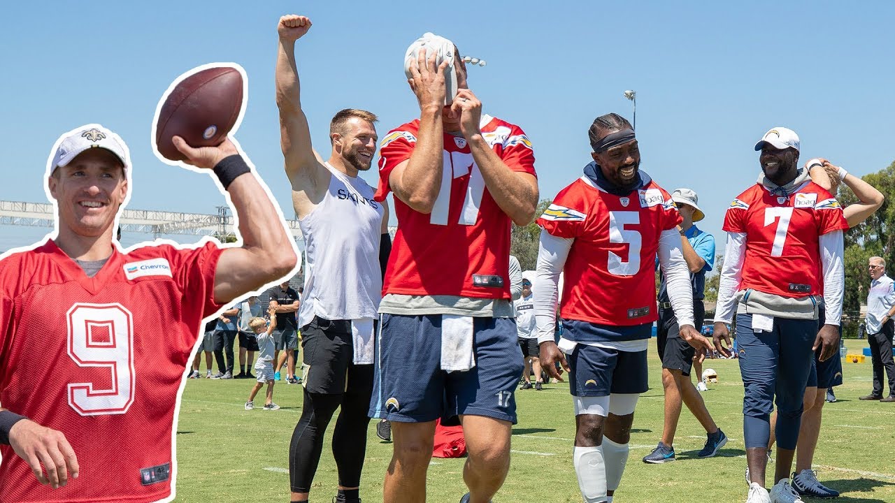 Philip Rivers vs. Drew Brees 2019 QB Accuracy Challenge Part 2 | LA Chargers