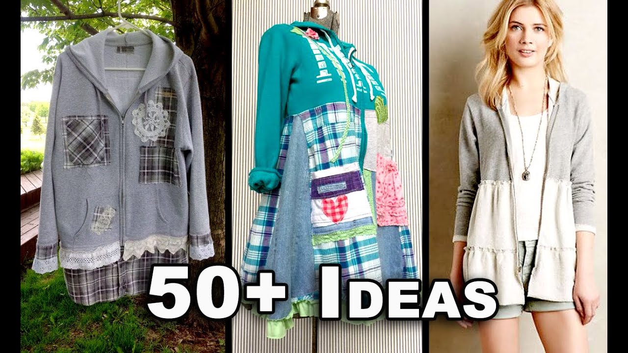 50+ Ideas to Upcycle Sweatshirts into New Styles | ep 12
