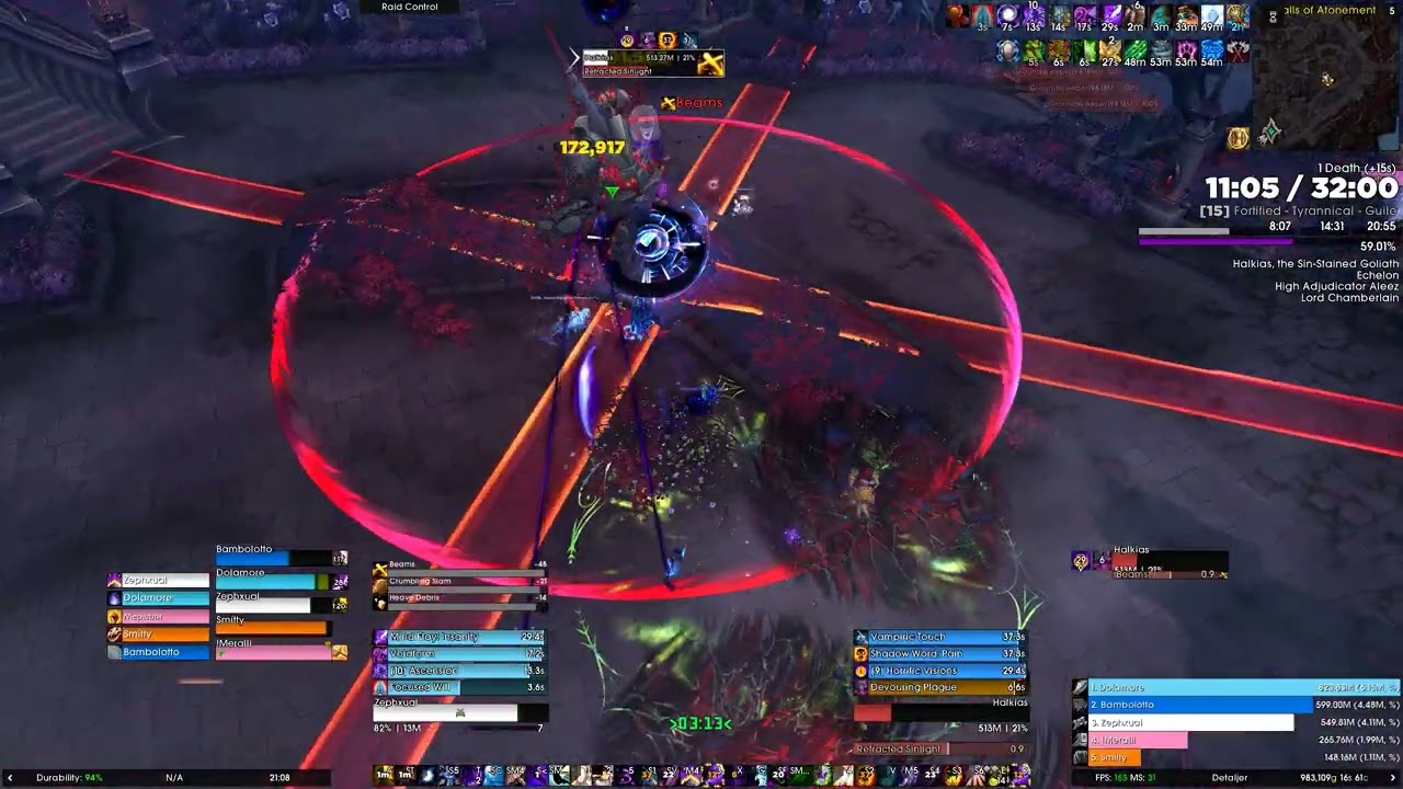 Shadow Priest vs Halls of Atonement +15