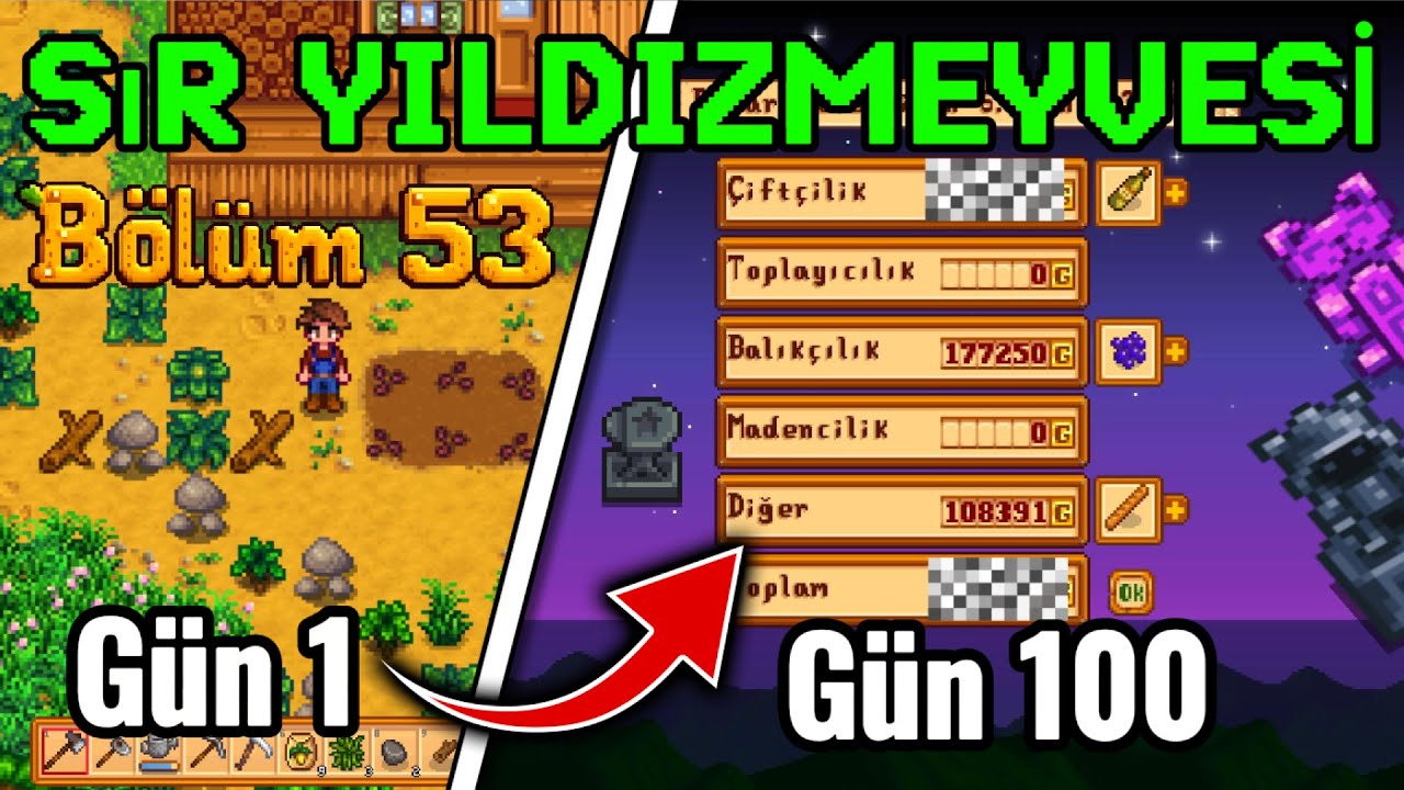 YOK BÖYLE PARA!!!! (EKRANA SIĞMADI) | Stardew Valley Türkçe 53. Bölüm