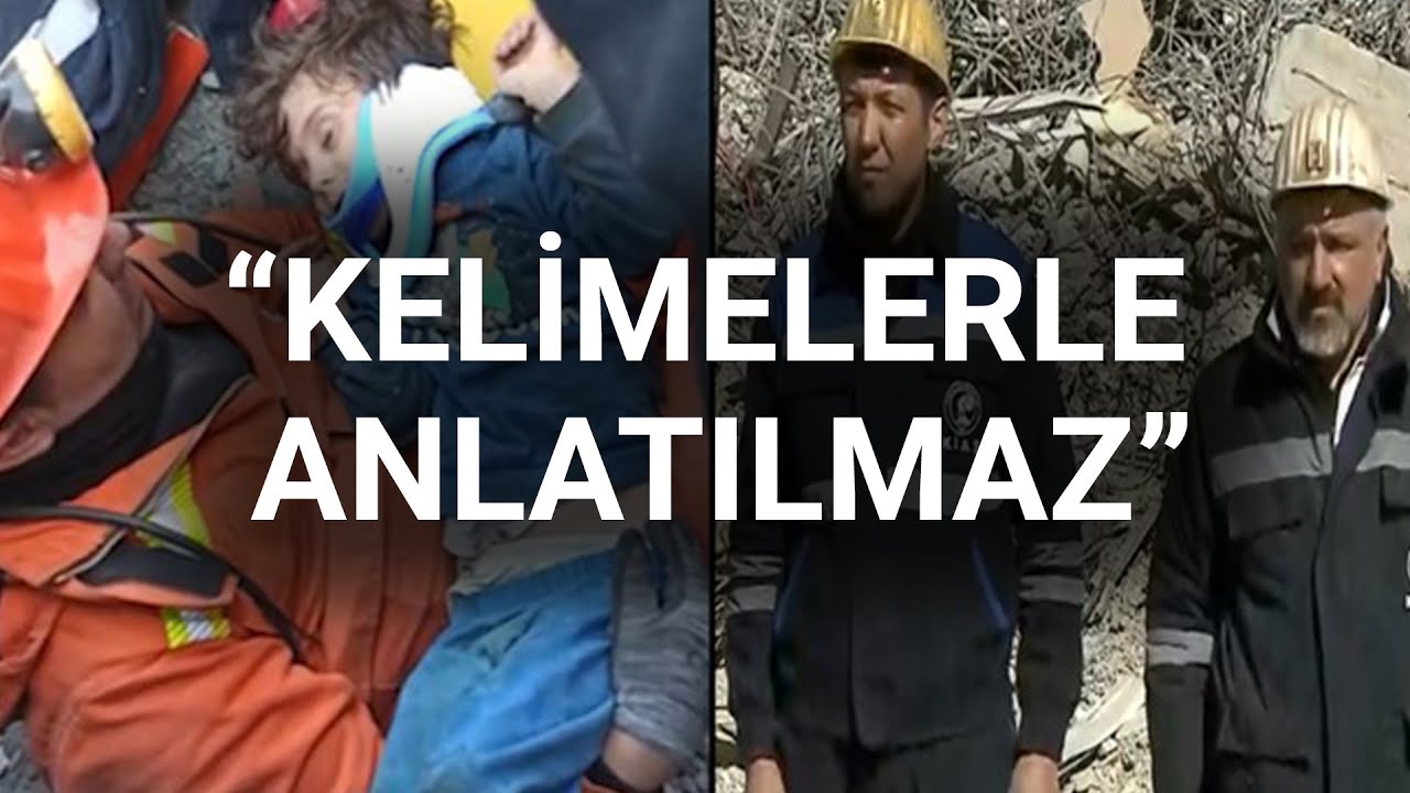 @NTV  Madenciler, 4 yaşındaki Yağız ve 12 yaşındaki Cihan'ın kurtuluşunu anlattı