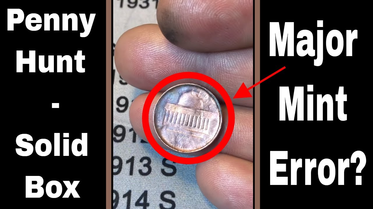 Coin Roll Hunting Pennies - Major Mint Error Found?