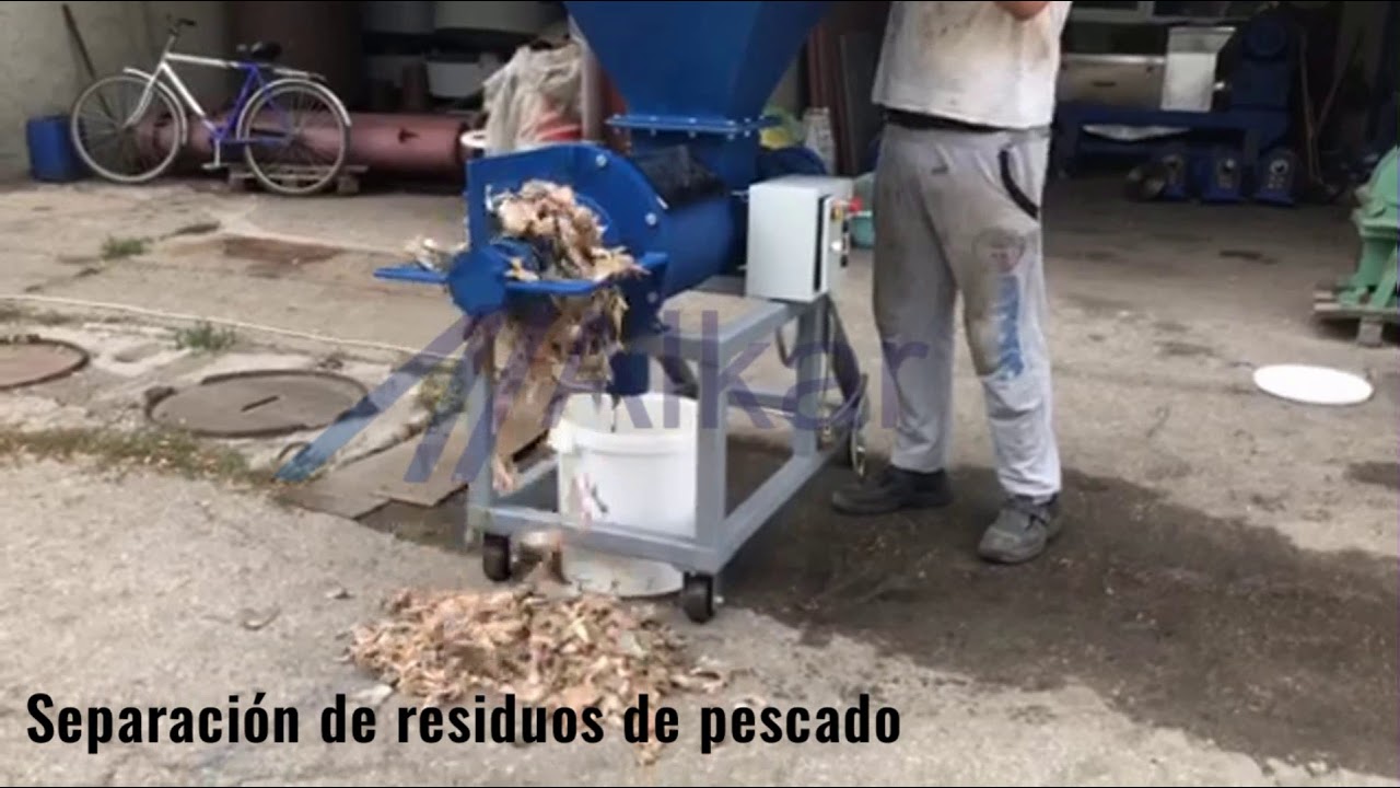 Separaci&oacute;n de residuos de pescado