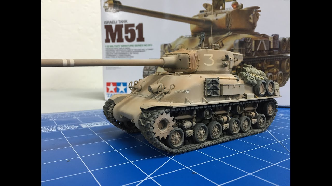 Building the Tamiya 1/35  Israeli M51 Sherman from start to finish