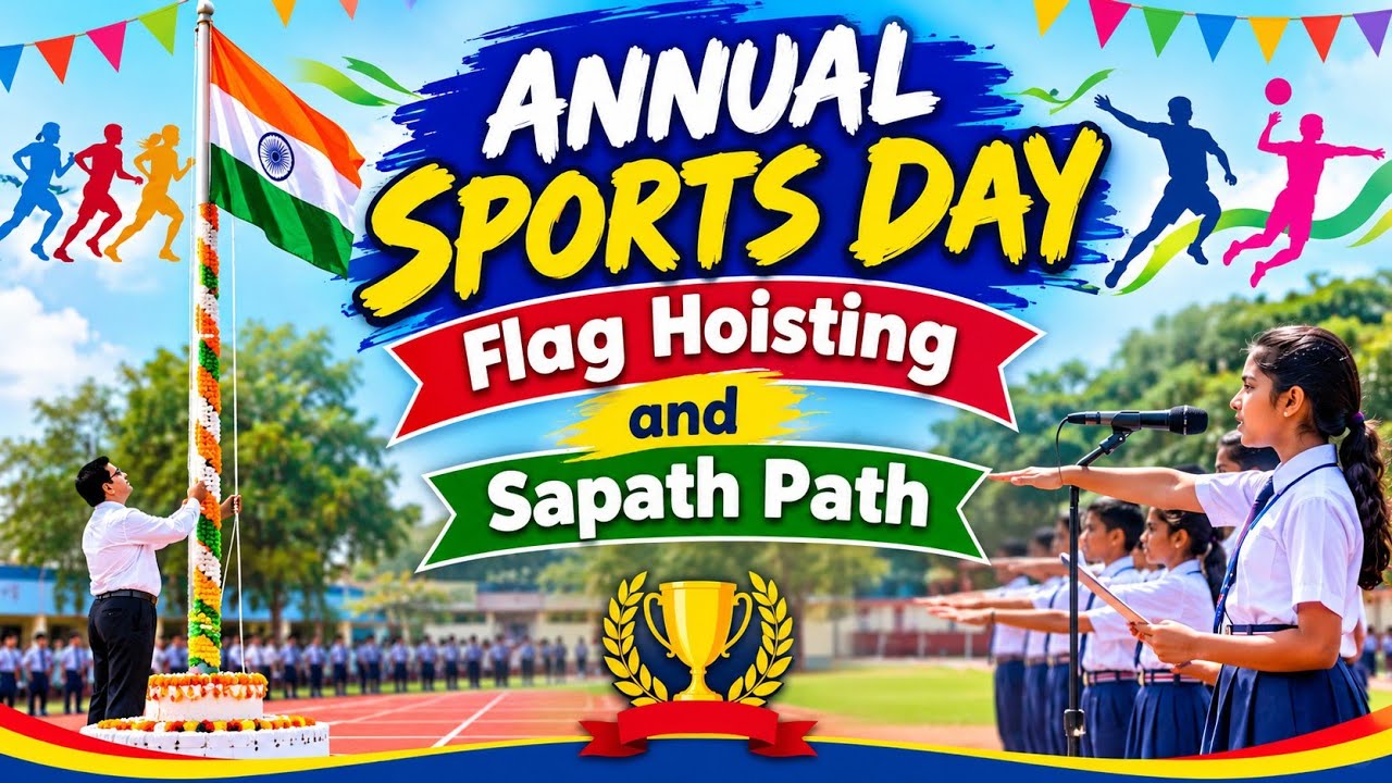 Annual Sports Day | Flag Hoisting & Pledge 