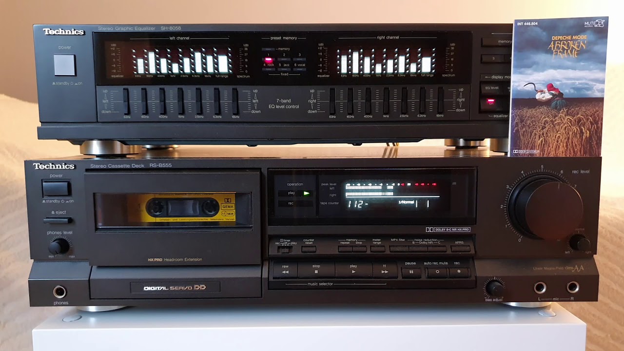 ★★★ Depeche Mode – A Broken Frame (Cassette) (Side A) ★★★ Technics RS-B555