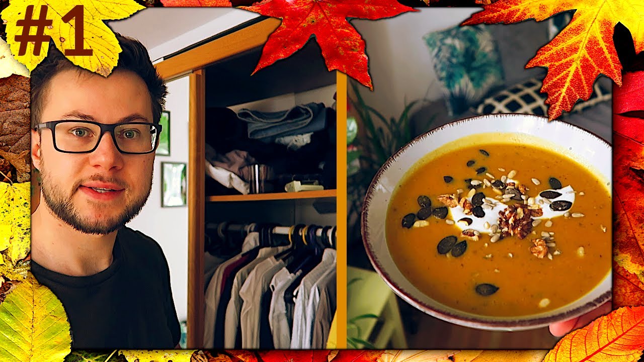 Jesienne porządki w szafie i przepis na zupę dyniową 🍂 VLOGTOMIR 1 #vlogtober