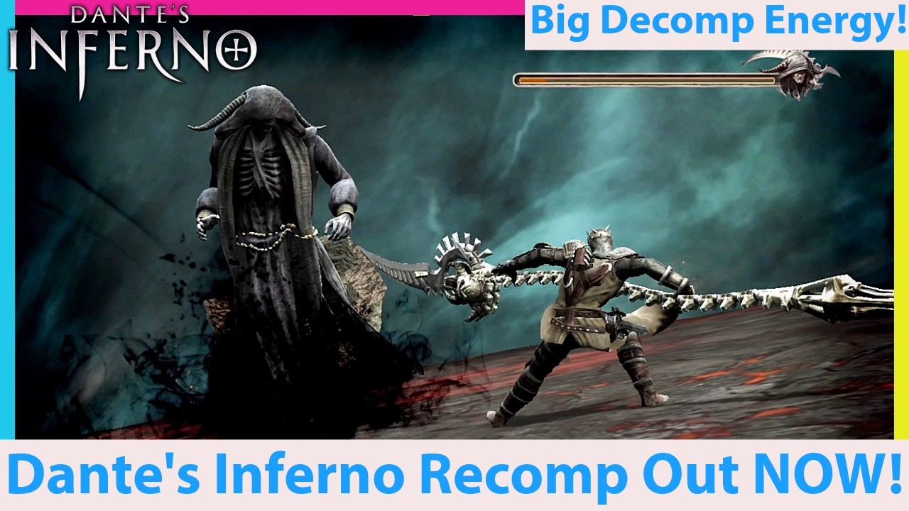 Dante's Inferno Recomp Out NOW! Alpha but IMPRESSIVE! Xbox 360 Recomp Fun