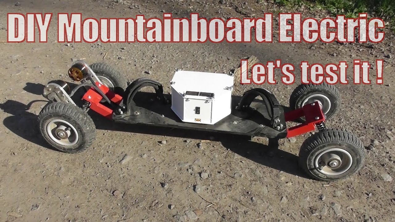 DIY Mountainboar Electric - Pt 4 Let's test it!
