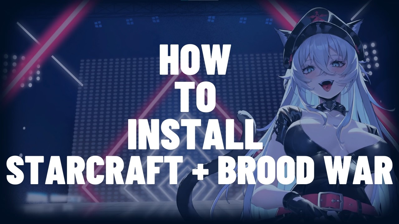 How to install StarCraft + Brood War expansion