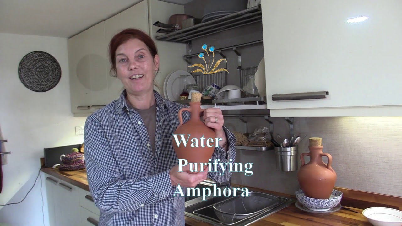 Plastic Free Water Purifying Bottle 💦 Amphora