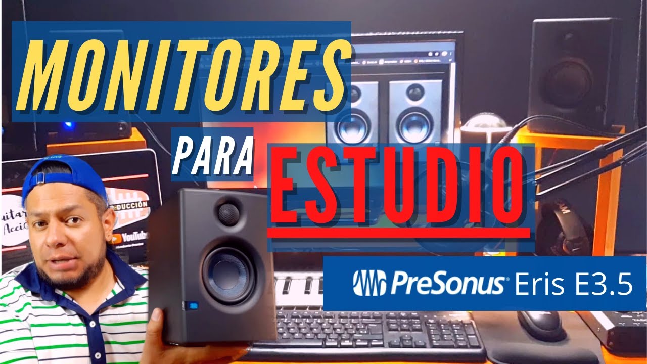 PreSonus Eris E3.5 | 🔊 MONITORES de REFERENCIA para HOME STUDIO | Lo MEJOR en el mercado por $120 💵