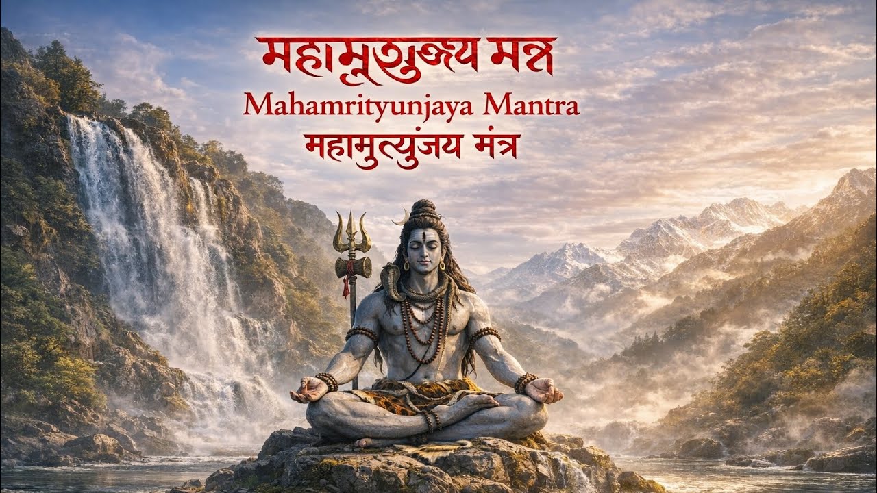 🔥 Mahamrityunjaya Mantra 4K | মহামৃত্যুঞ্জয় মন্ত্র 🕉️ | Meditation | Powerful Shiva Mantra🔱