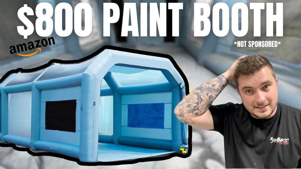 $800 Amazon Inflatable Paint Booth Review (Not Sponsored)