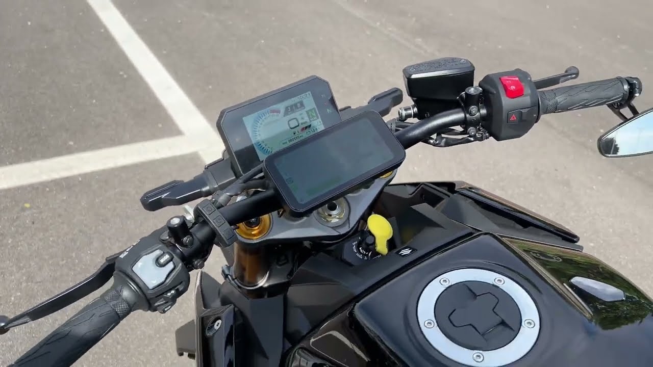 First mods to my 2025 Suzuki GSXS 1000 AKRAPOVIC