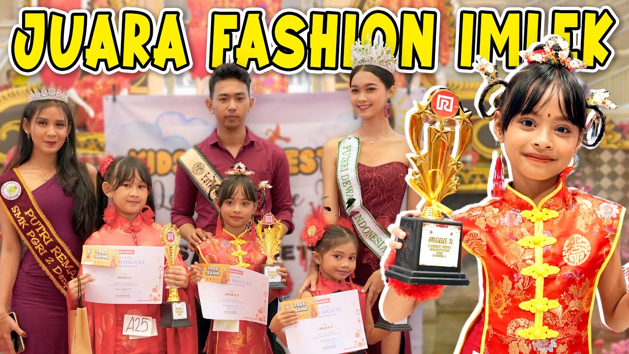 ALUNA JUARA FASHION SHOW DI MALL!! BORONG PIALA LAGI!!