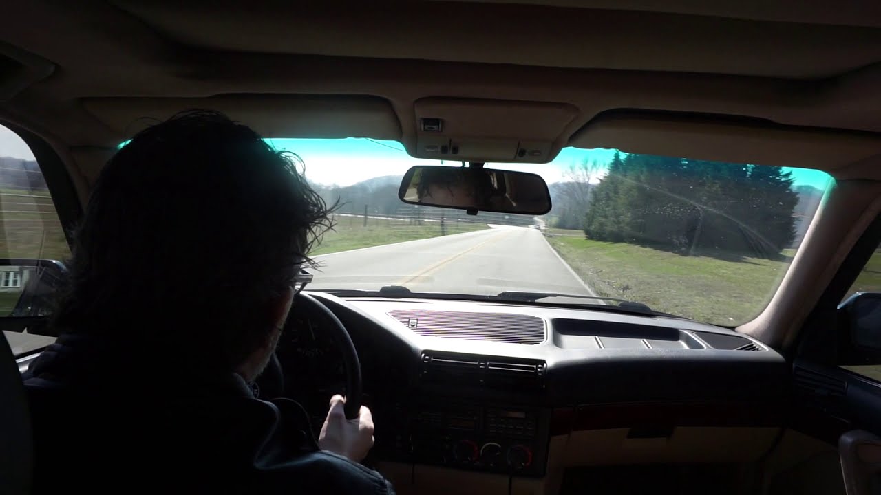 1990 BMW 535i e34 Driving Video #2