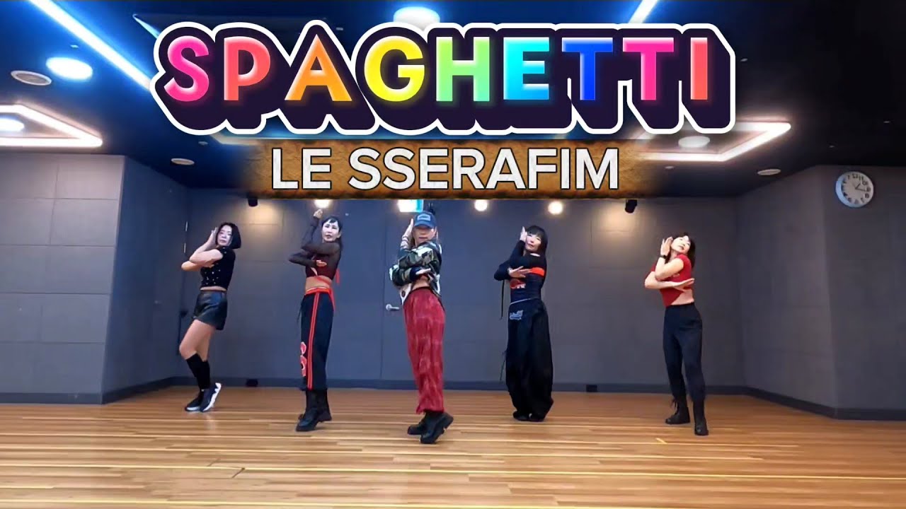 [조이너스댄스 JD] LE SSERAFIM(르세라핌) - 'SPAGHETTI' Dance Cover | 1절 안무 거울모드 @오전 K-POP CLASS