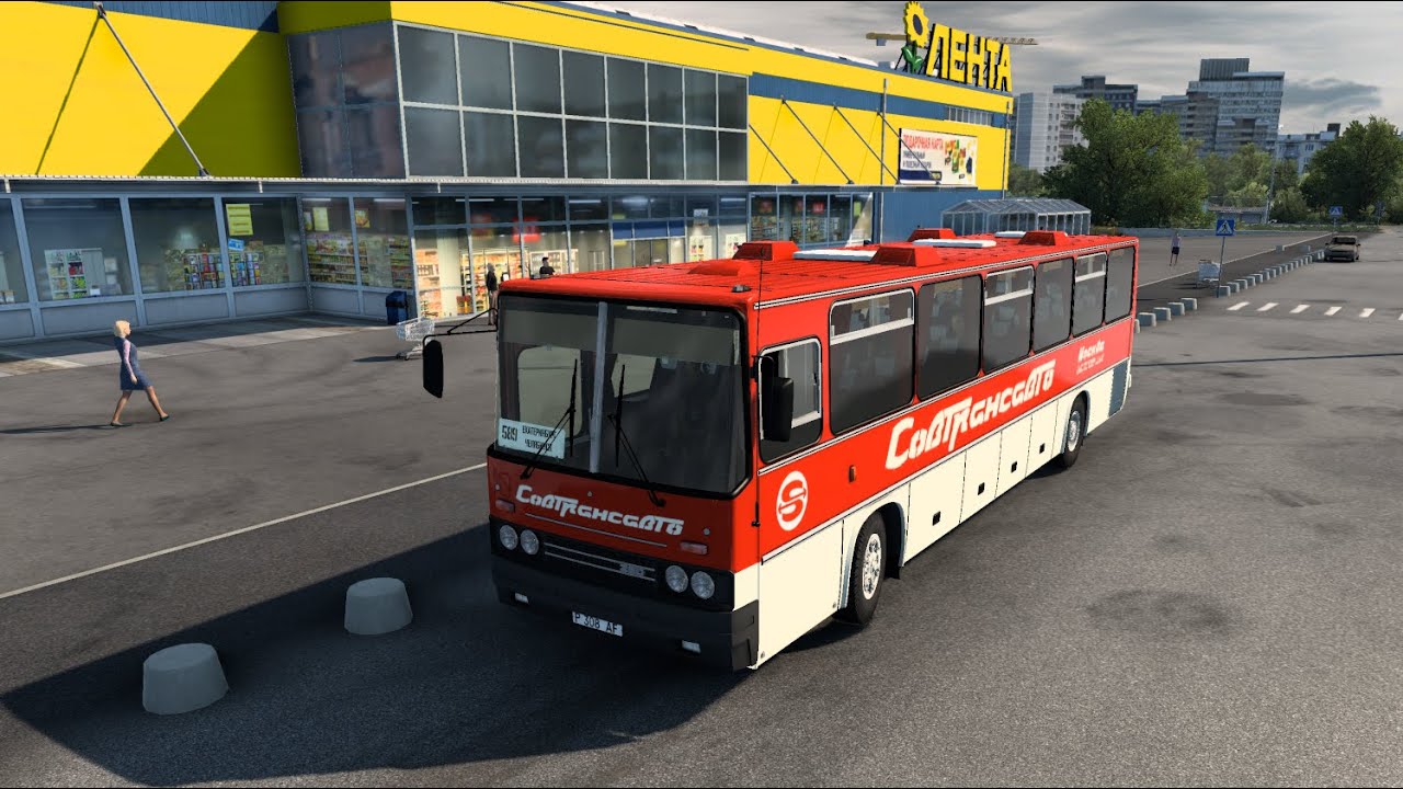 Euro Truck Simulator 2  Икарус Рейс Екатеринбург Челябинск