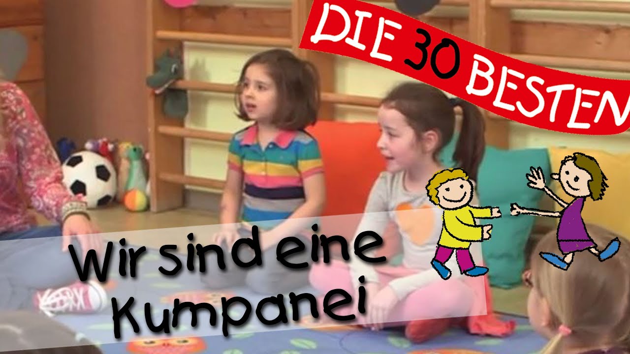 👩🏼 Wir sind eine Kumpanei - Singen, Tanzen und Bewegen || Kinderlieder