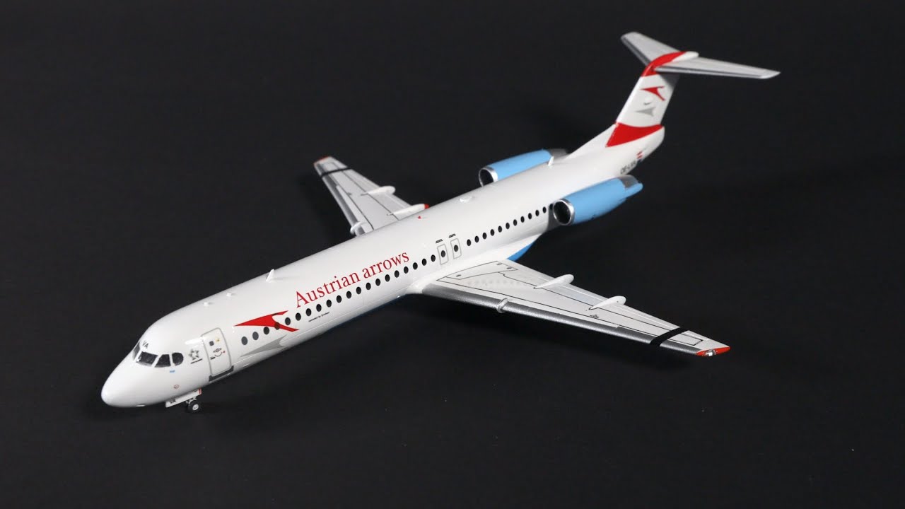 Assembly | Revell 1/144 scale Austrian Airlines Fokker 100 | OE-LVA
