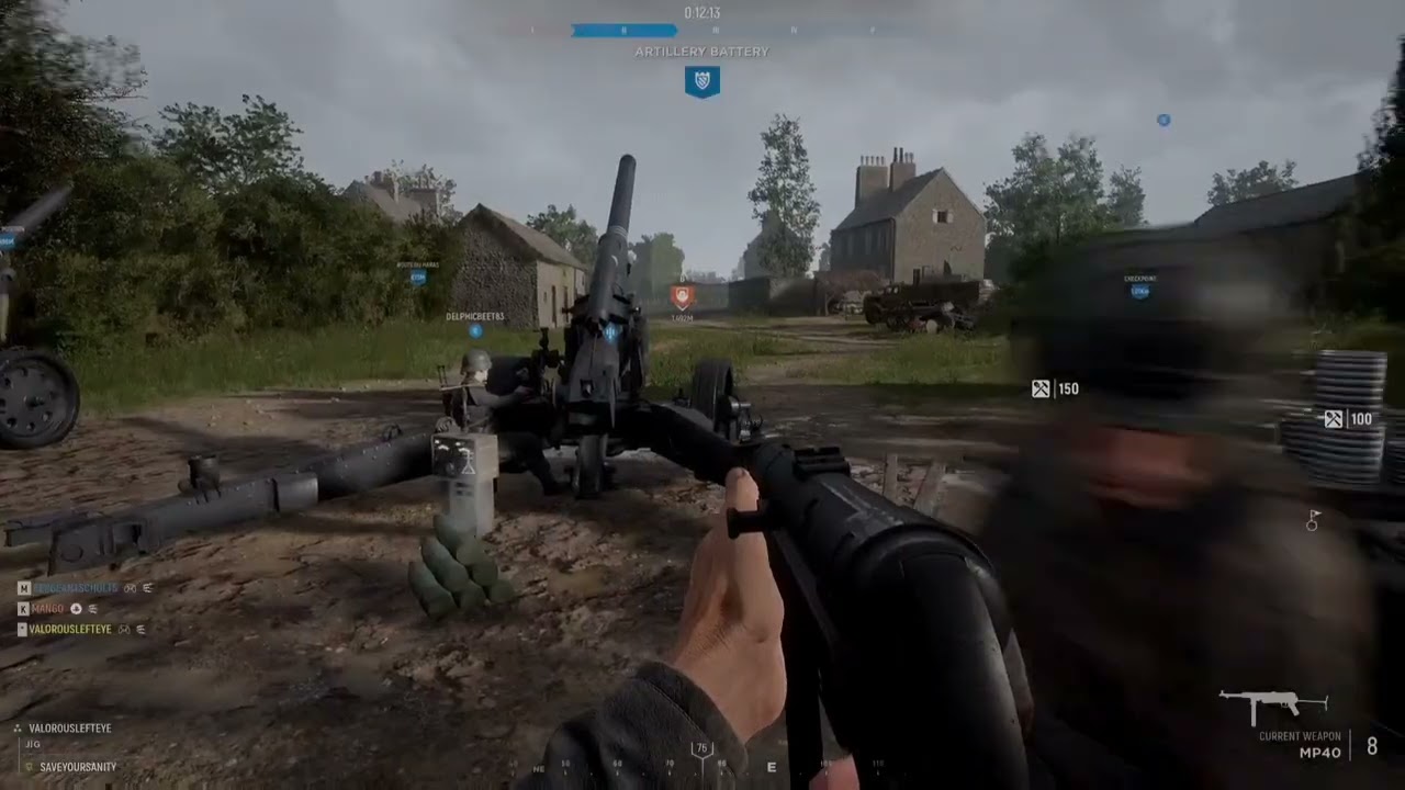 Hell Let Loose - Trolling Loader Sanity Keeps Loading Artillery Smoke!